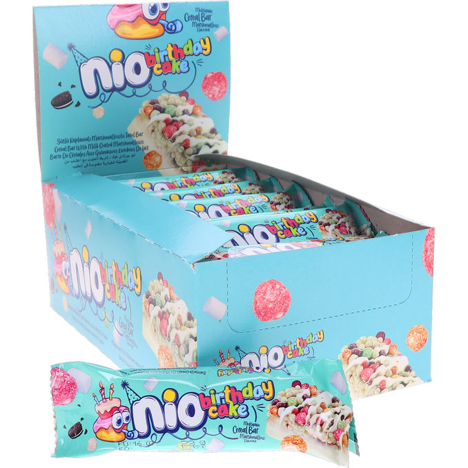Granio Multigrain Bar Birthday Cake 24-pack