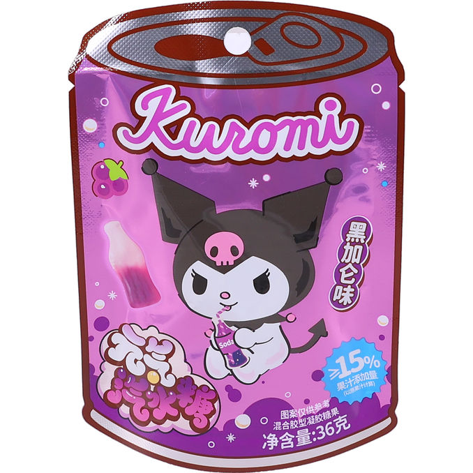 Qi Kuromi Blackcurrant Soda Gummy 36g