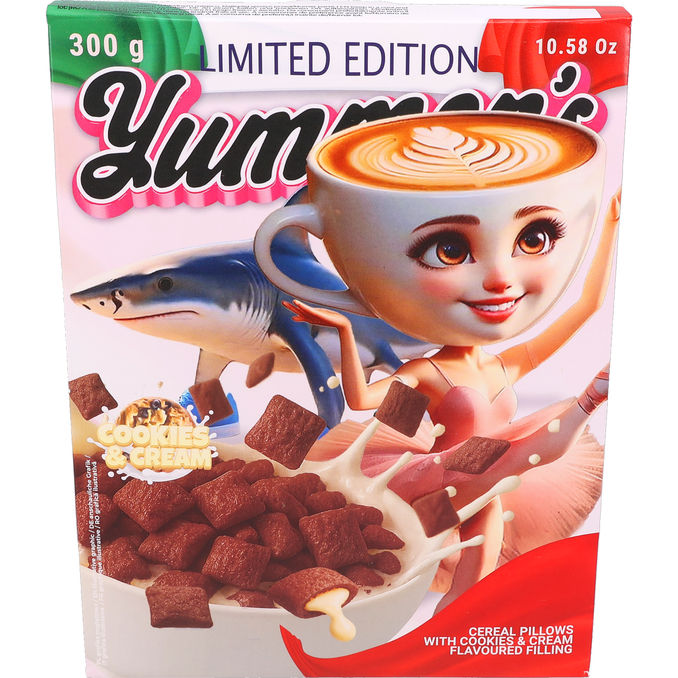 Yummers Brainrot Cookies & Cream Cereal