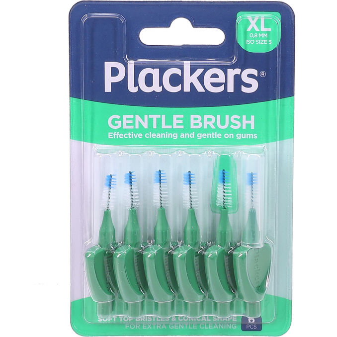 Plackers Hammasväliharjat Gentle XL 6-pack