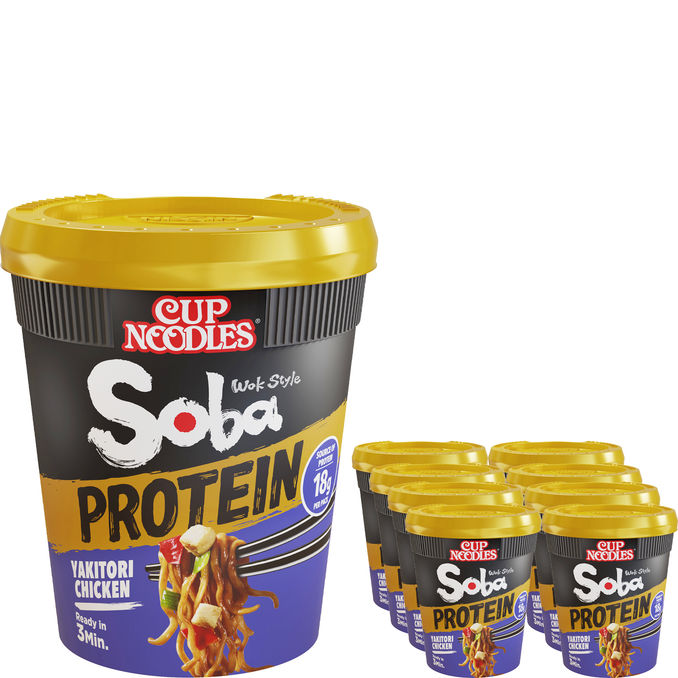 Nissin Nudlar Protein Yakitori Chicken 8-pack
