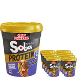 Parasta ennen: 31.12.2026 Nissin Pikanuudeli Soba Cup Protein Yakitori Chicken 8-pack