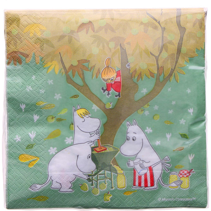 Moomin Servetter Mumin Apples 20-pack