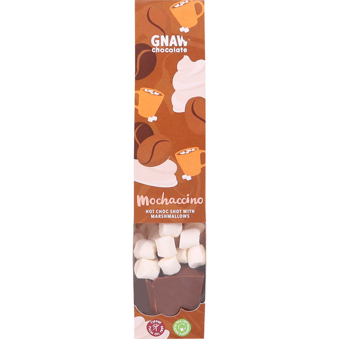 Mochaccino Hot Chocolate spoon with Marshmallows