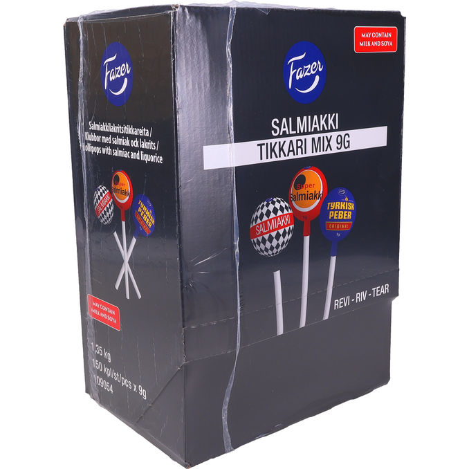 Fazer Salmiakki Lollipop Mix 1,35 kg