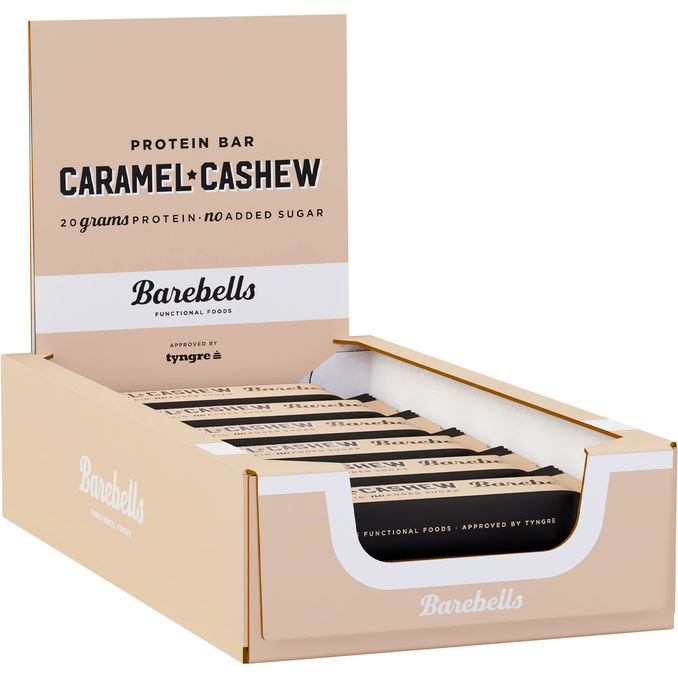 Barebells Proteiinipatukka Cashew-Caramel 12-pack