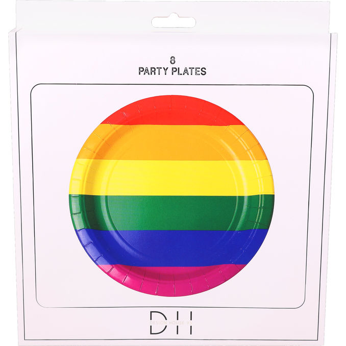 DesignHouse 95 Papperstallrik Pride 8-pack