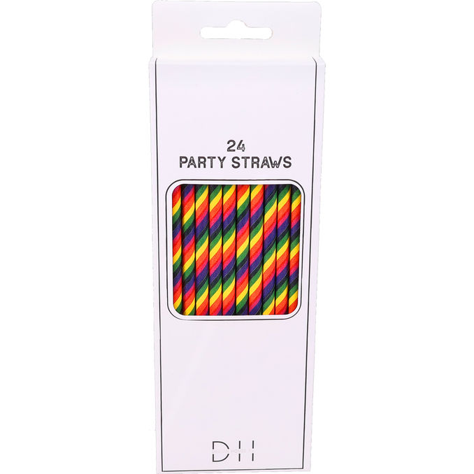 DesignHouse 95 Papperssugrör Pride 24-pack