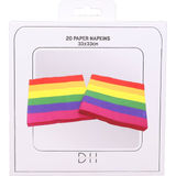 DesignHouse 95 Regnbue Servietter 20 stk