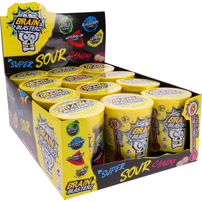 Brain Blasterz Sour candy 12-pak