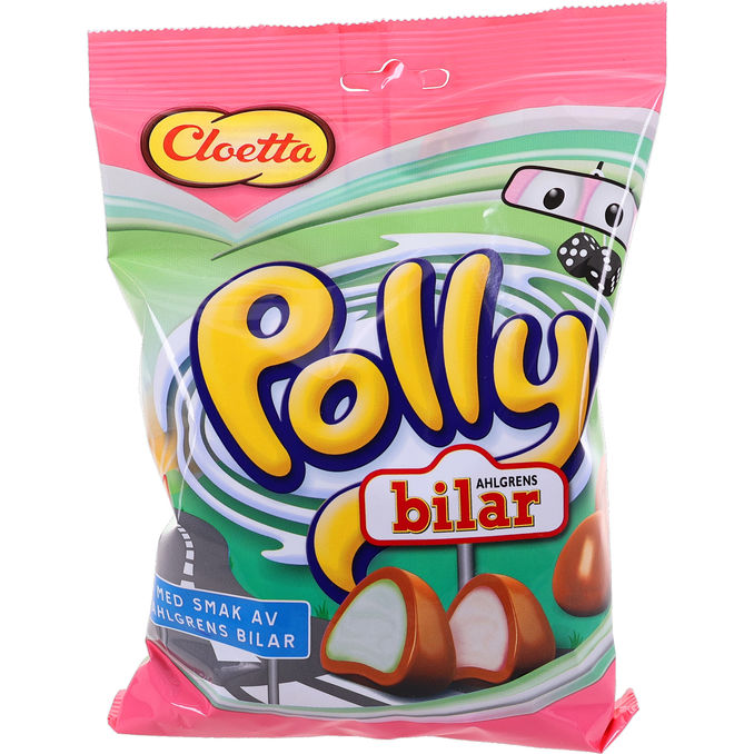 Cloetta Polly "Bilar" 350g
