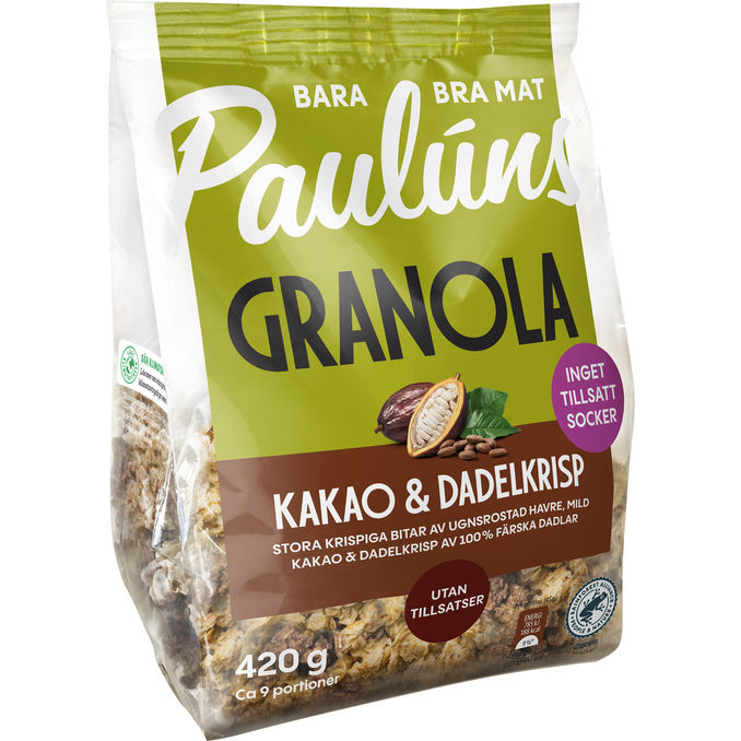 Paulúns Granola Kakao & Dadelkrisp