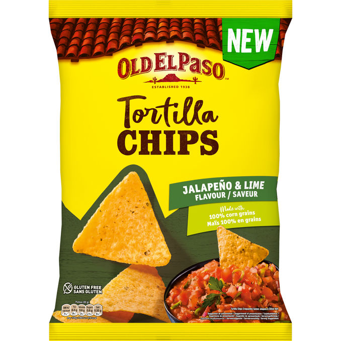 Old El Paso Tortillachips Jalapeno & Lime