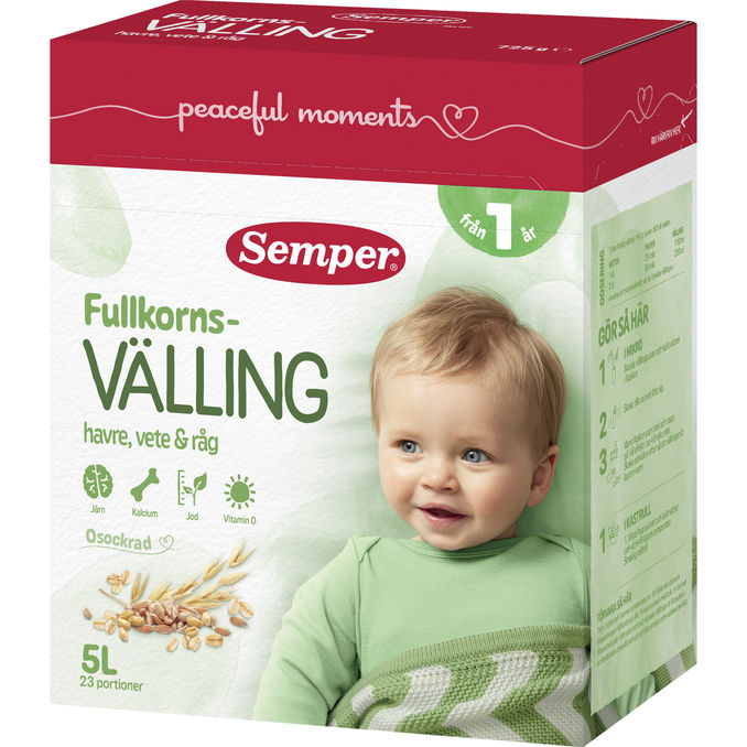 Semper Fuldkornsvælling 1 År 23-pak