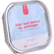 Hundefoder Paté Fjerkræ & Grøntsager