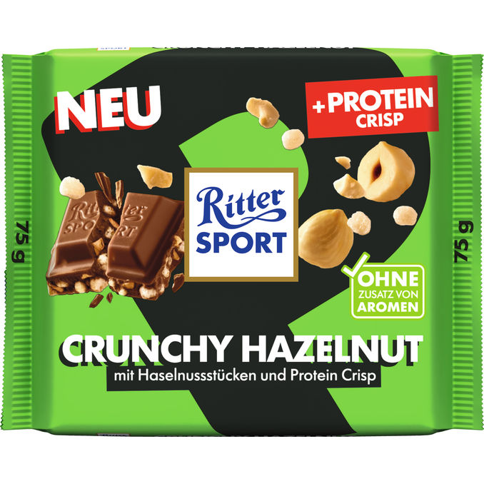 Ritter Sport Mælkechokolade Crunchy Hazelnut