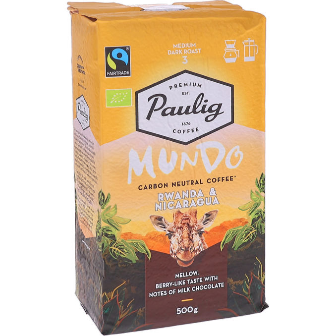 Paulig Suodatinkahvi Mundo Rwanda & Nicaragua Luomu