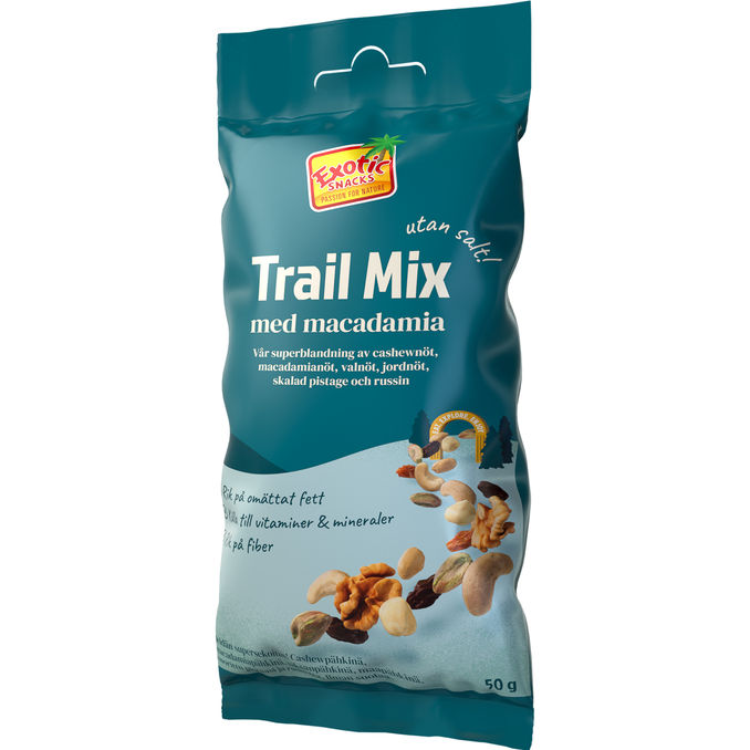 Exotic Snacks Trail Pähkinäsekoitus Macadamia