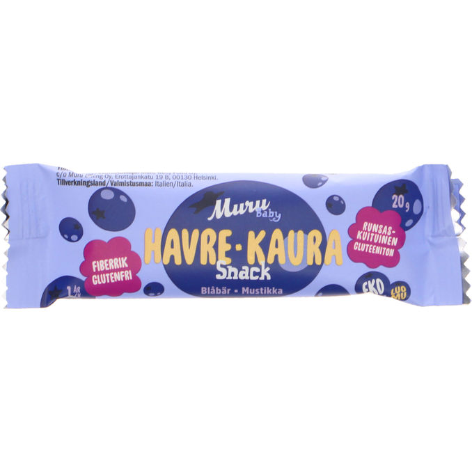 Muru Baby Kaurapatukka Mustikka Luomu