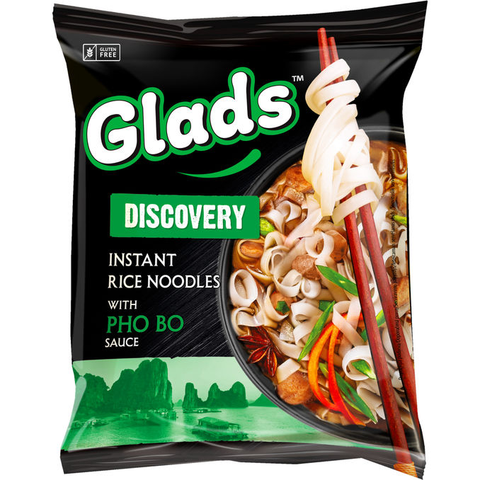 Glads Instant Nudler Pho Bo Glutenfri