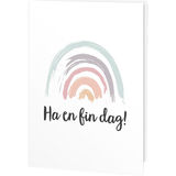 Hälsningskort Kort Ha en fin dag