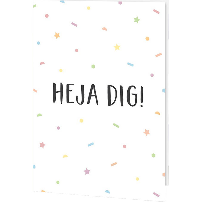 Hälsningskort Kort Heja dig