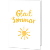 Hälsningskort Kort: Glad Sommar