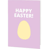 Hälsningskort Kort Happy Easter Ljuslila