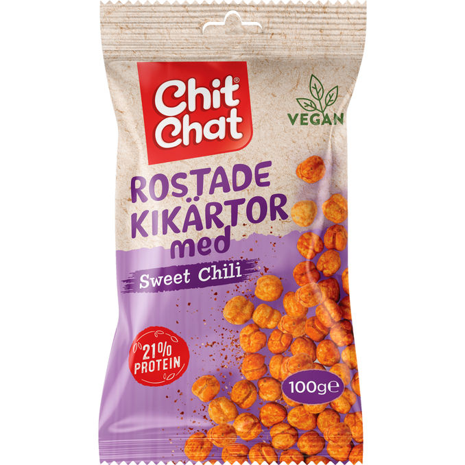 Ristede Kikærter m. Sweet Chili