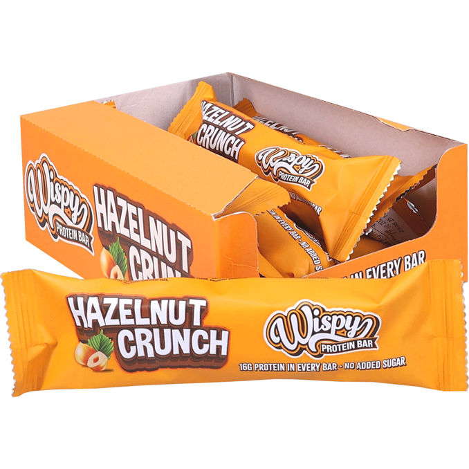 Wispy Proteiinipatukka Hazelnut Crunch 10-pack