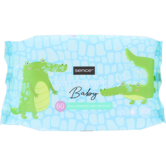 Sence Baby Wipes Saltvand 60 Stk