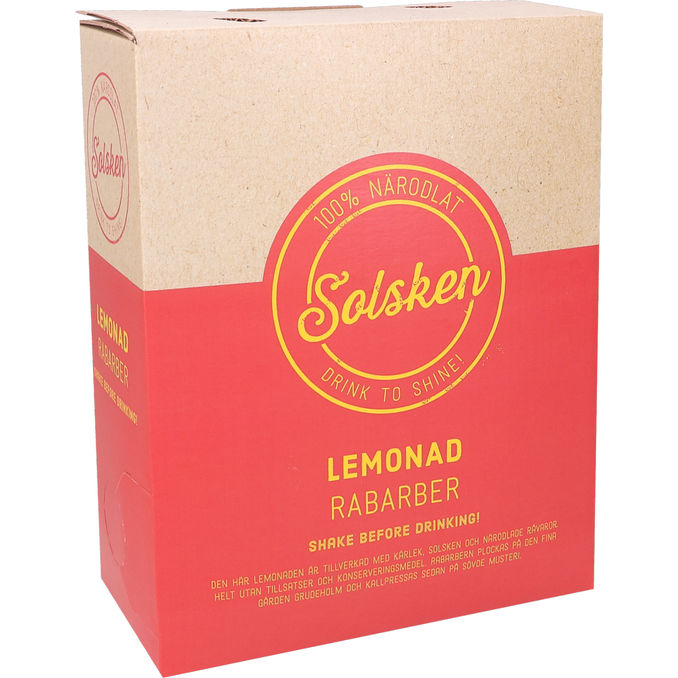 Solsken Lemonad Rabarber