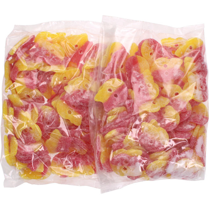Sour Skulls Citron/Hindbær 3,2 kg