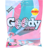 Parasta ennen: 31.12.2026 Bubs Makeiset Goody Sour Ovals Raspberry Blueberry