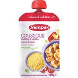 Parasta ennen: 03.12.2026 Semper Lastenruoka Couscous, Kana & Basilika