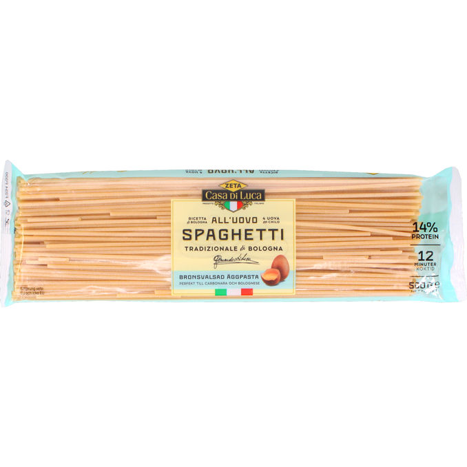 Spaghetti m. æg