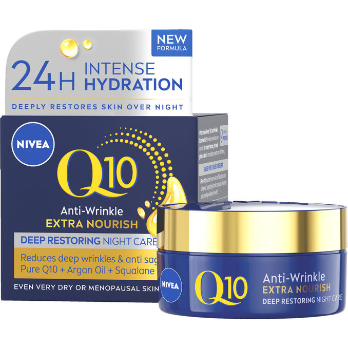 Nivea Nattkräm Q10 Extra Nourishing