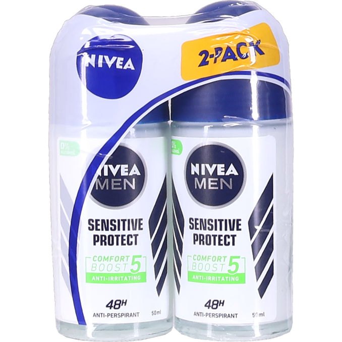 Nivea Antiperspirant Sensitive Herr 2-pack