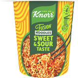 Parasta ennen: 30.09.2026 Knorr Nuudelit Fusion Noodles Sweet Sour Taste