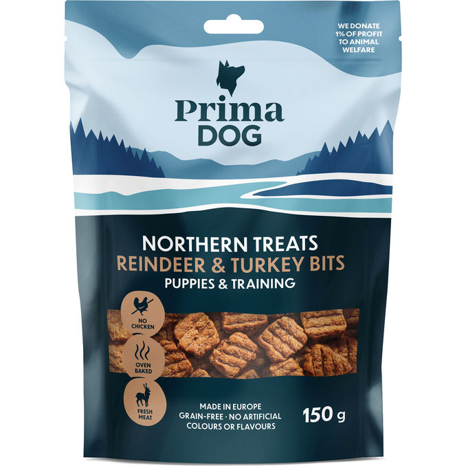 Hundesnacks Rensdyr/Kalkun