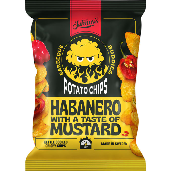 Johnny's Chips Habanero Mustard