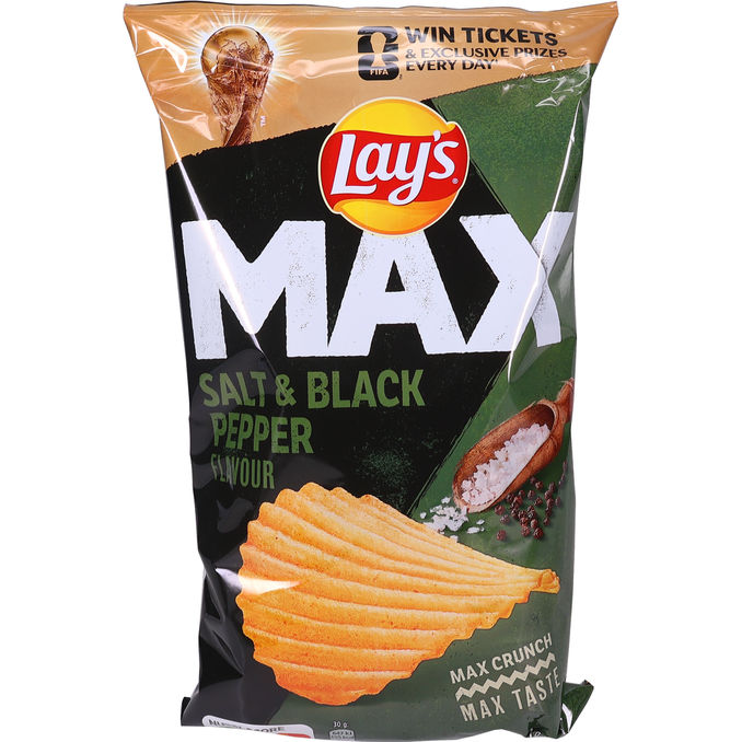 Lay's Perunalastut Max Salt & Pepper