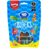 Amos 4D Gummy Blocks 72g