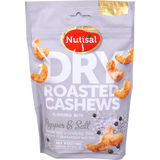 Parasta ennen: 29.10.2026 Nutisal Cashewpähkinät Roasted Cashew Pepper & Salt