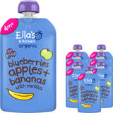 Bäst före: 2026-09-30 Ella's Kitchen Klämmis Blåbär Äpple & Banan 7-pack
