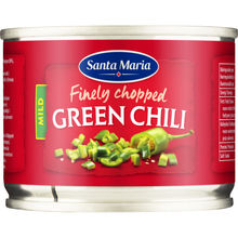 Finthakket Grøn Chili Mild
