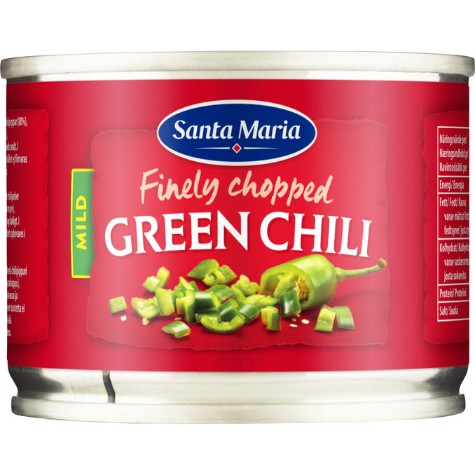 Santa Maria Vihreä Chili Hienonnettu