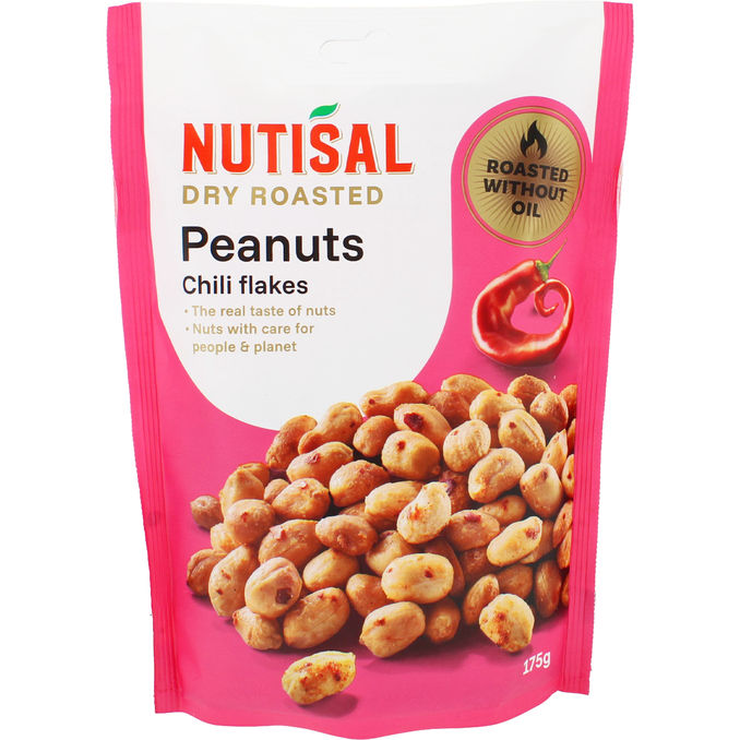 Nutisal Paahdetut Maapähkinät Chili