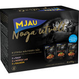 Parasta ennen: 16.03.2027 MJAU NOGA UTVALT Kissanruoka Annospussilajitelma Kastikkeessa Viljaton