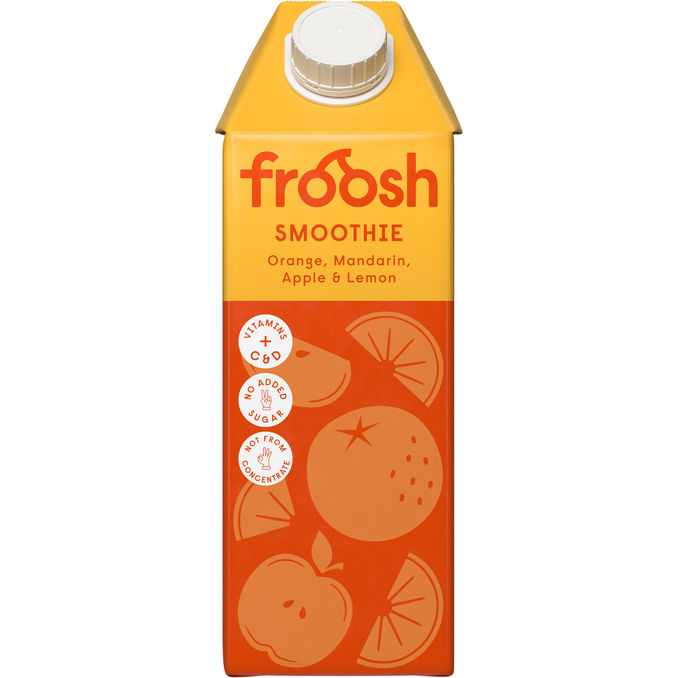 Froosh Smoothie Apelsin, Mandarin, Äpple & Citron